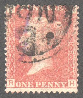 Great Britain Scott 33 Used Plate 205 - RH - Click Image to Close
